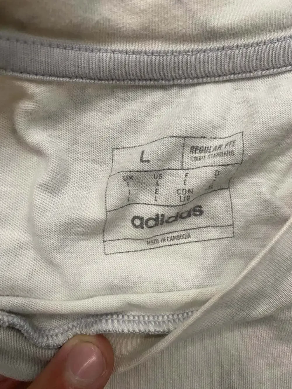 Adidas Men's All Day I Dream About Sneakers Tie-Dye Graphic T-Shirt Size L